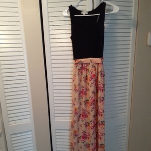 Love Fire- Floral maxi dress